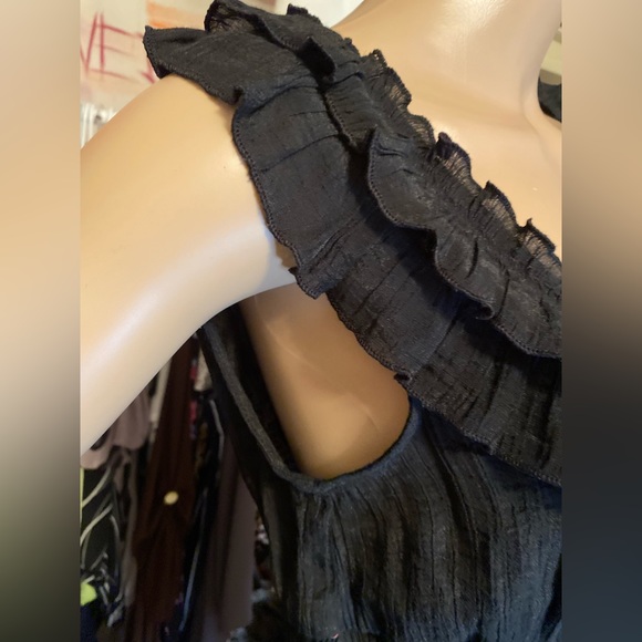 Black blouse size L - Picture 4 of 11